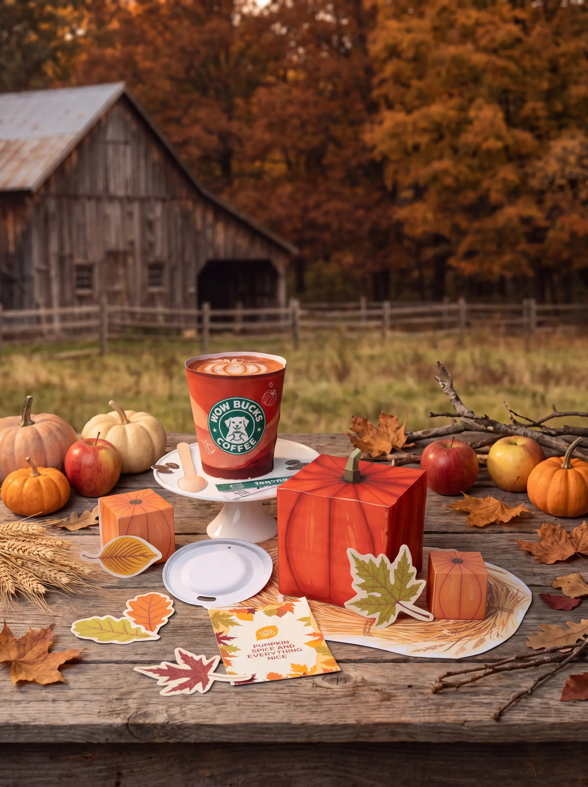 Punpkin und Pumpkin Spice Latte Cake